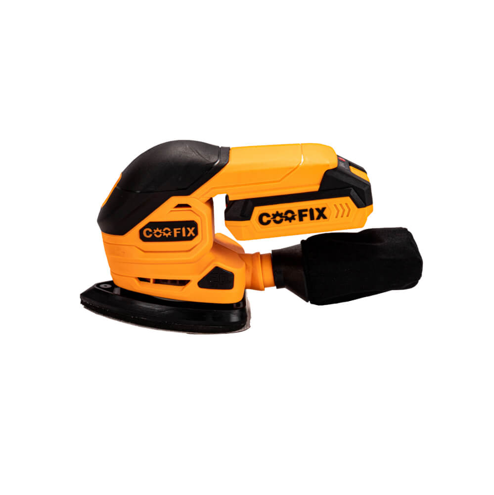 เครื่องขัดกระดาษทรายไร้สาย COOFIX รุ่น CF-CES004 ทรงเตารีด แบตเตอรี่ 20V